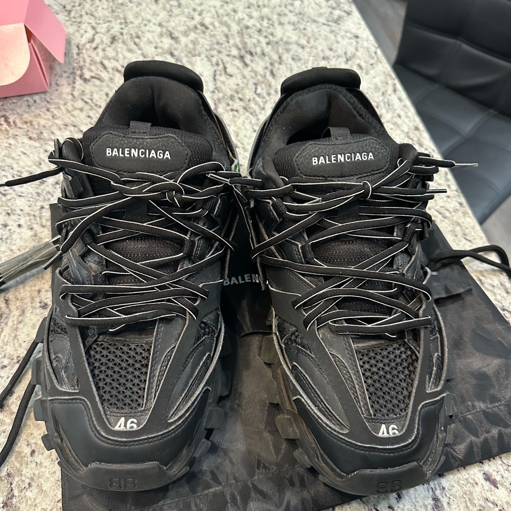 Balenciaga Black Mesh Sneakers